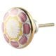Pink Wheel Flower Ceramic Wardrobe Knob Online